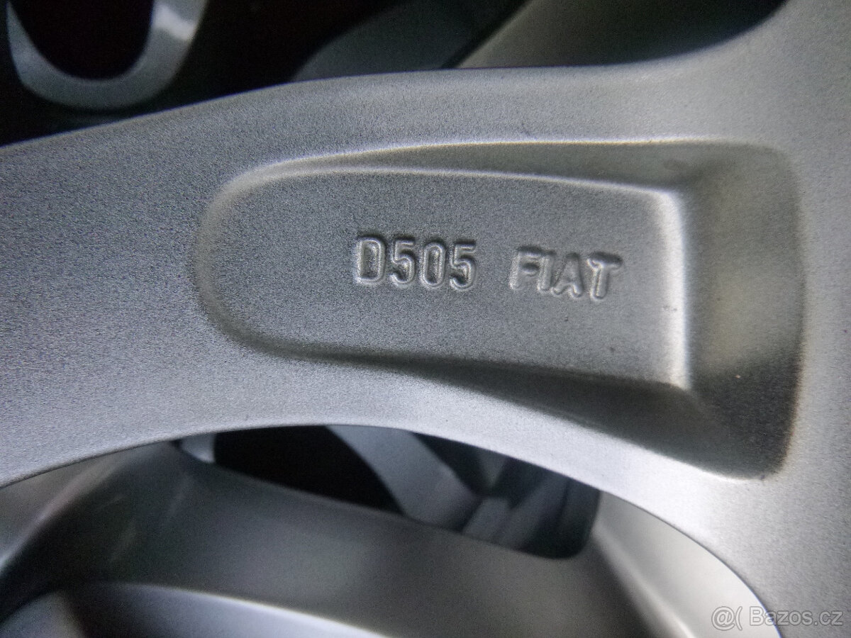 Letní alu sada kola originál Fiat 500 L 5x98 7Jx17 ET41 - 6