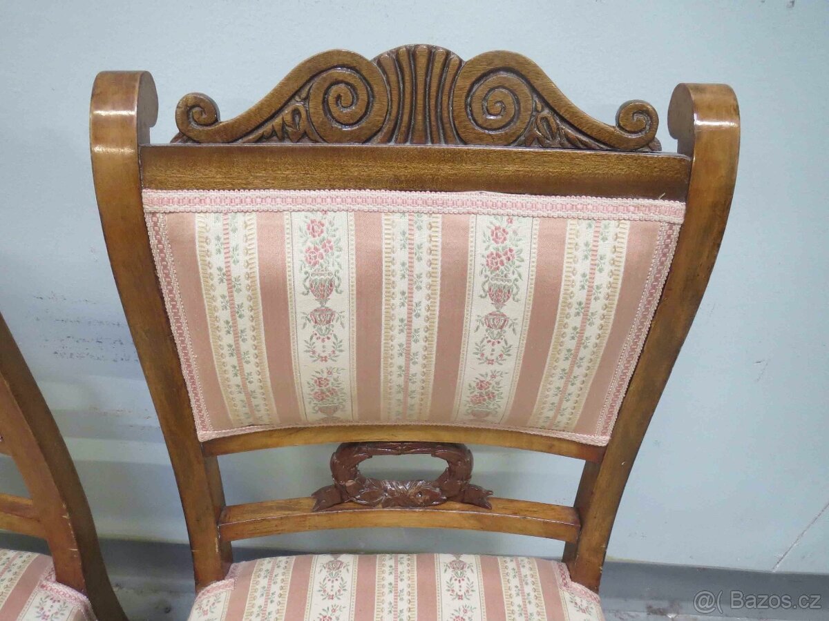 2 x zidle empirovy styl-AKCE - 6