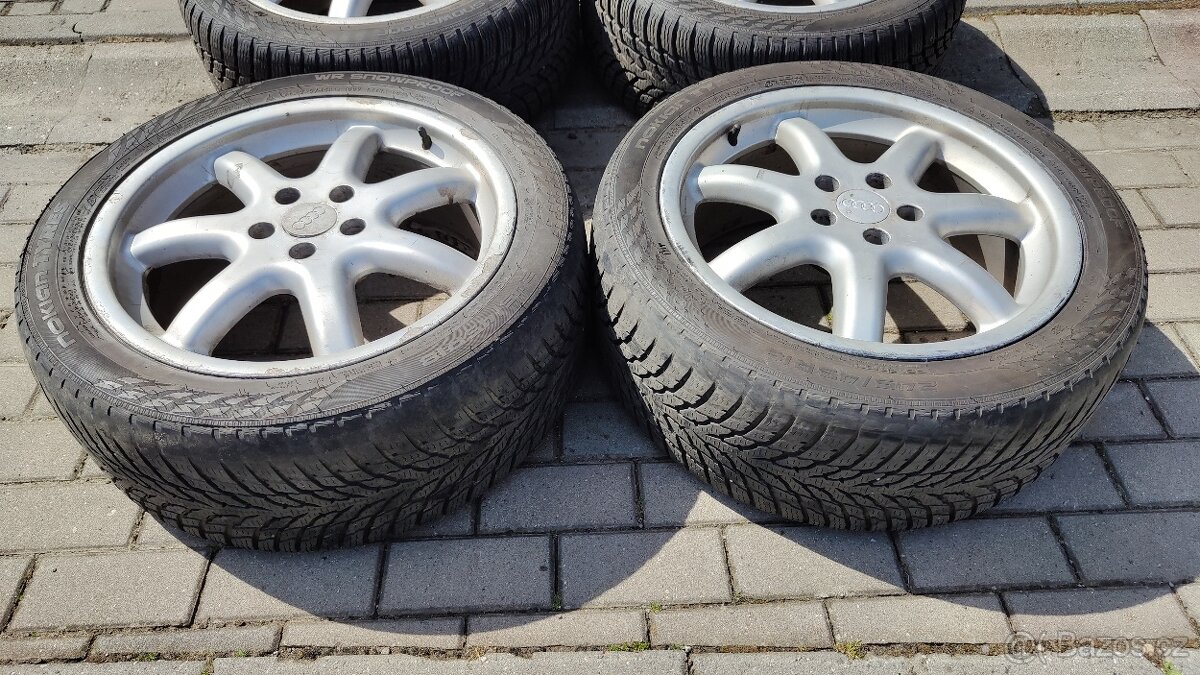 Zimní origo Audi 18" 5x112 pneu Nokian 2x 7mm - 6