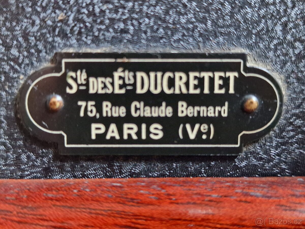 Starožitné rádio Ducretet, Paris, Francie, 7 lampovka, 1929 - 6