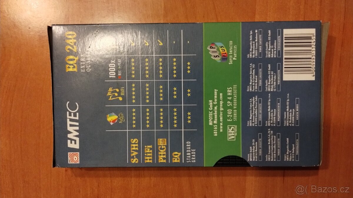 VHS kazety BASF 240 / 180 - 6