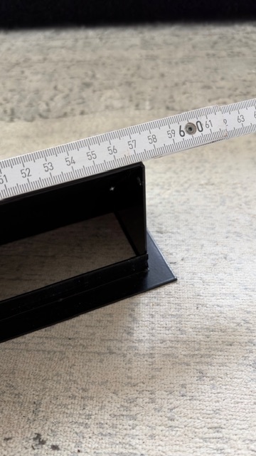 Krbová mřížka LUFT 90X600 černá - 6