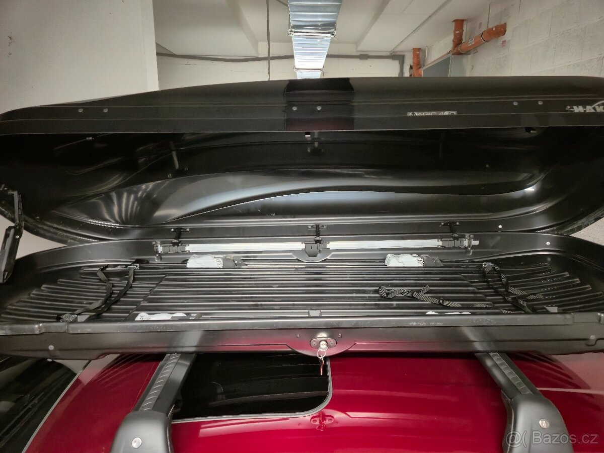 Střešní box HAKR Magic Line 400 černý - 6