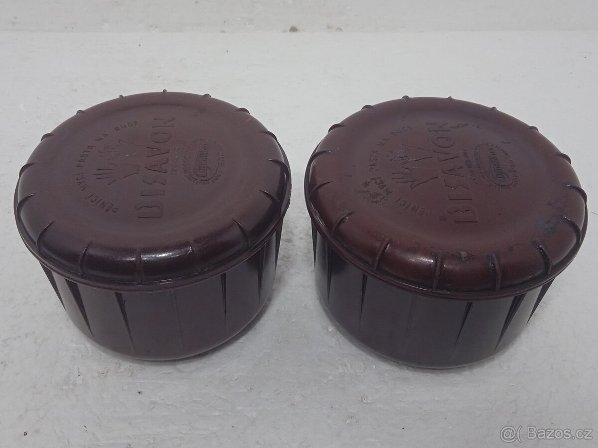 Bakelitová dóza od retro Solviny Bisavon - 6