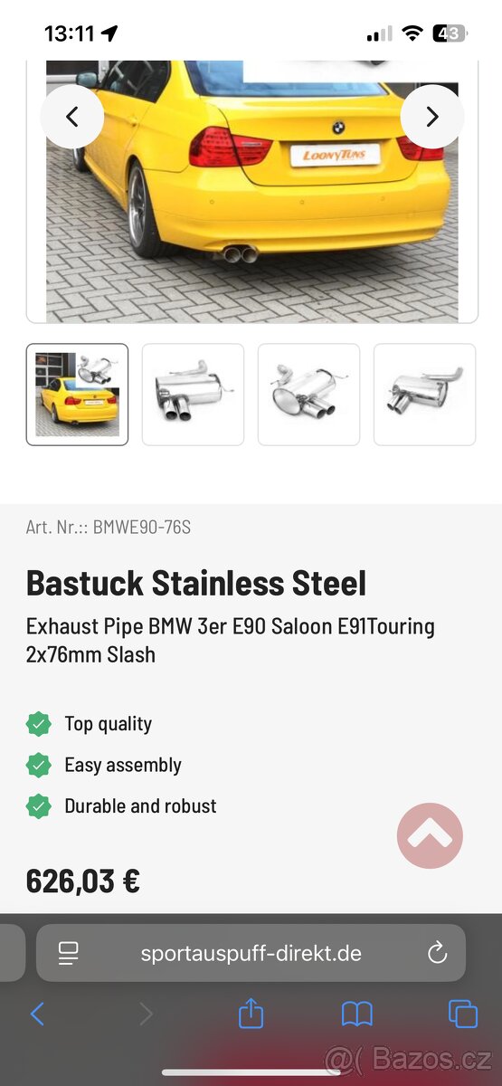 Výfuk bmw e90 / e91 🔥 - 6