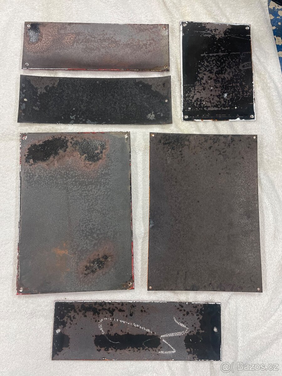 Stara smaltovana tabula cedule CSSR - 6