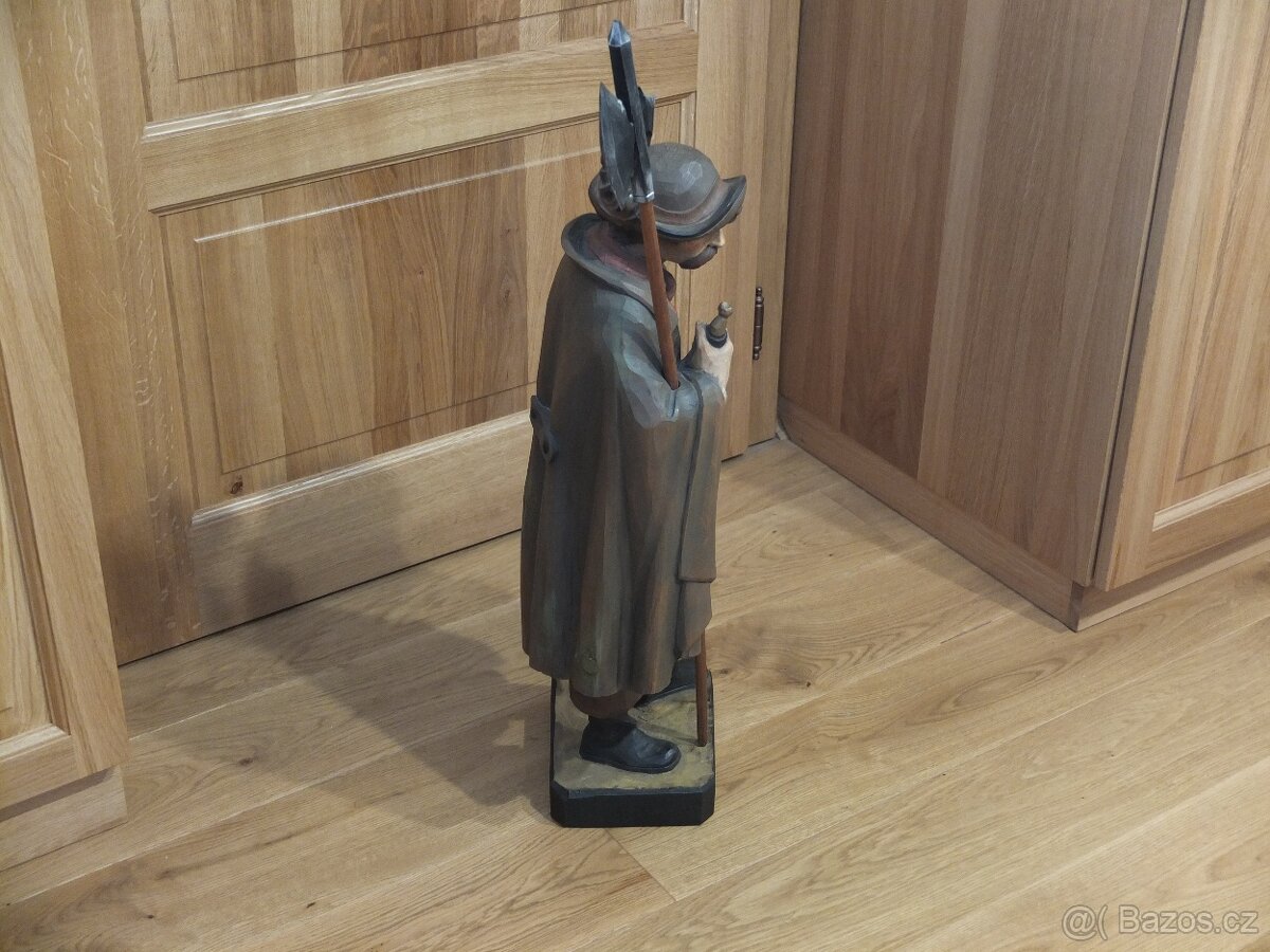 Velká Socha ponocný-- krásný Top kus - 6