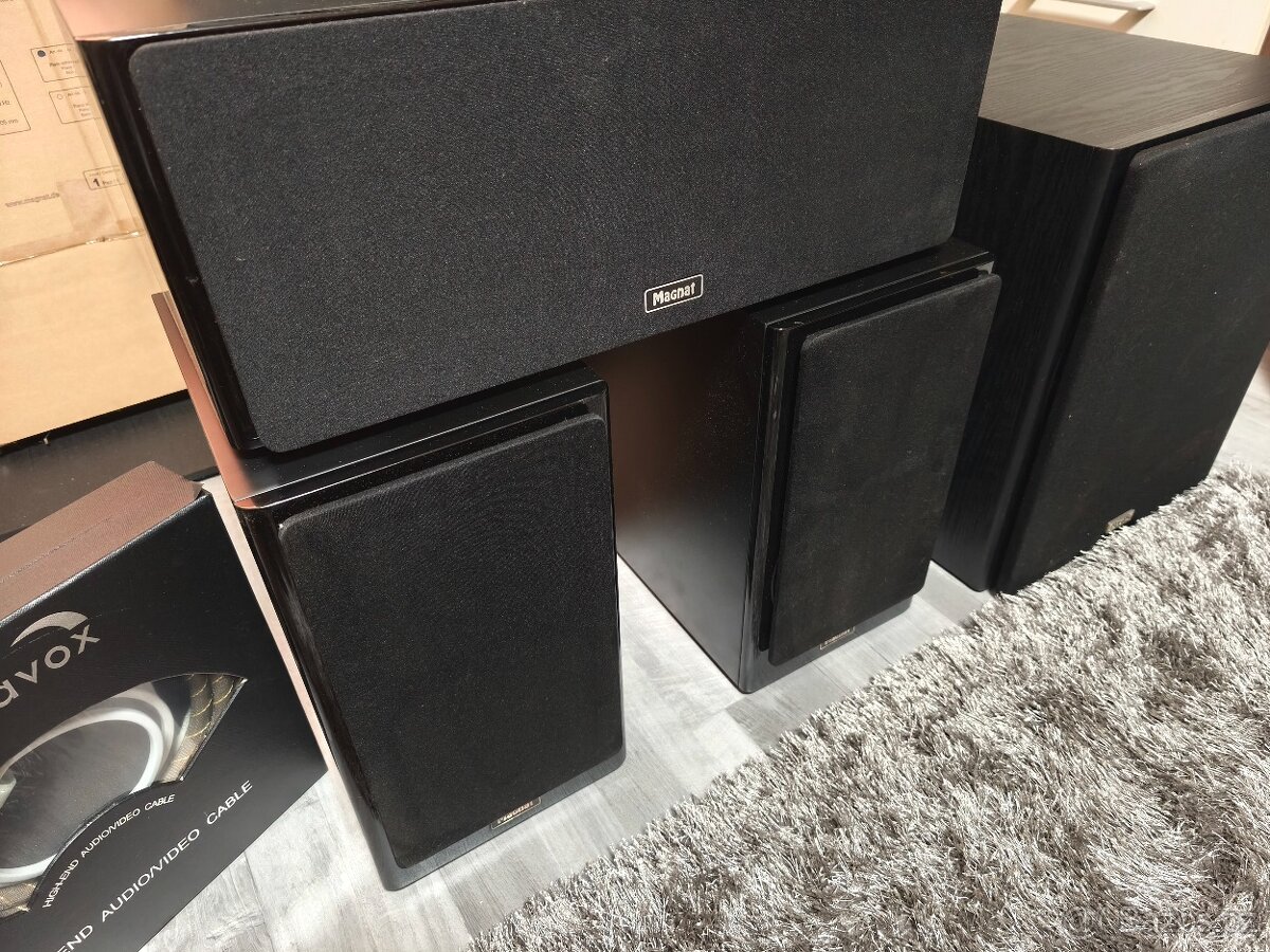 Magnat Signature 703 + Center 73 + Subwoofer + kab Dynavox - 6