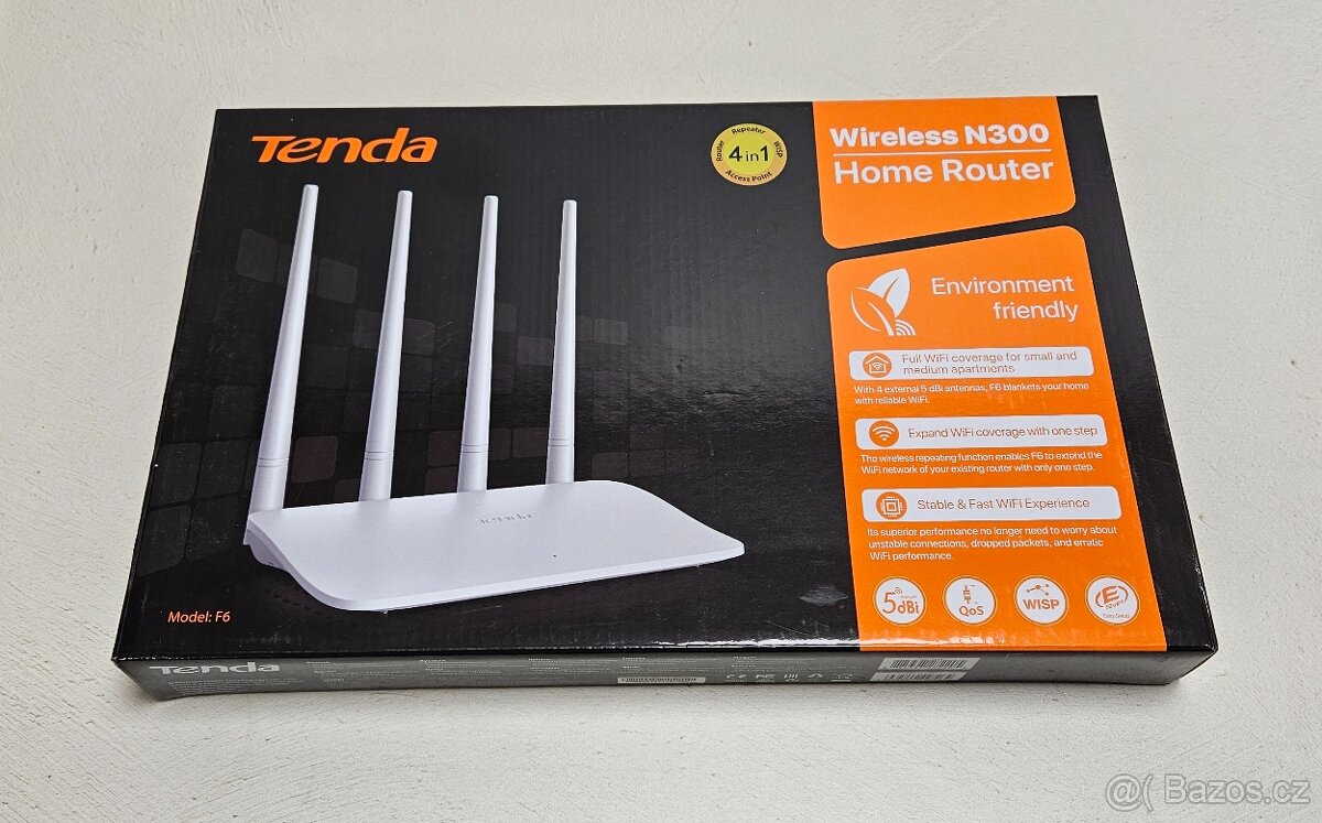 WiFi router Tenda F6 - Wireless N300 - 6