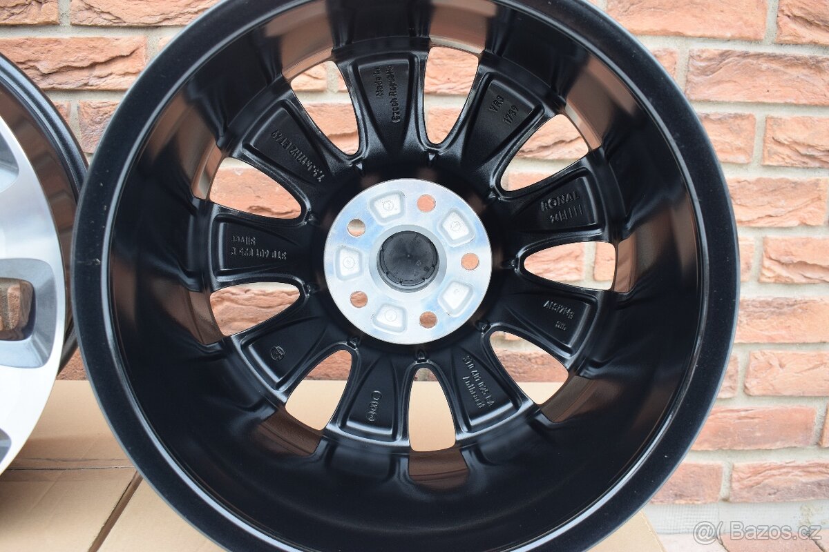 5×112 R17 Hliníkové disky originál ŠKODA Superb II – model C - 6