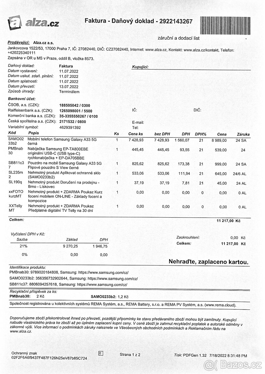 Samsung Galaxy A33 5G TOP stav - 6