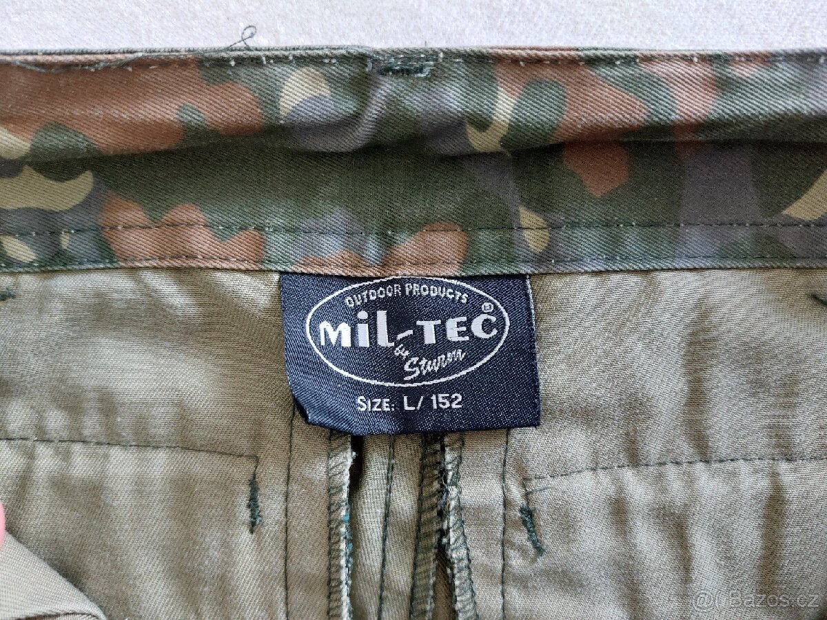 maskáčová blůza, vel. 152, vesta a tricko vel. M - 6