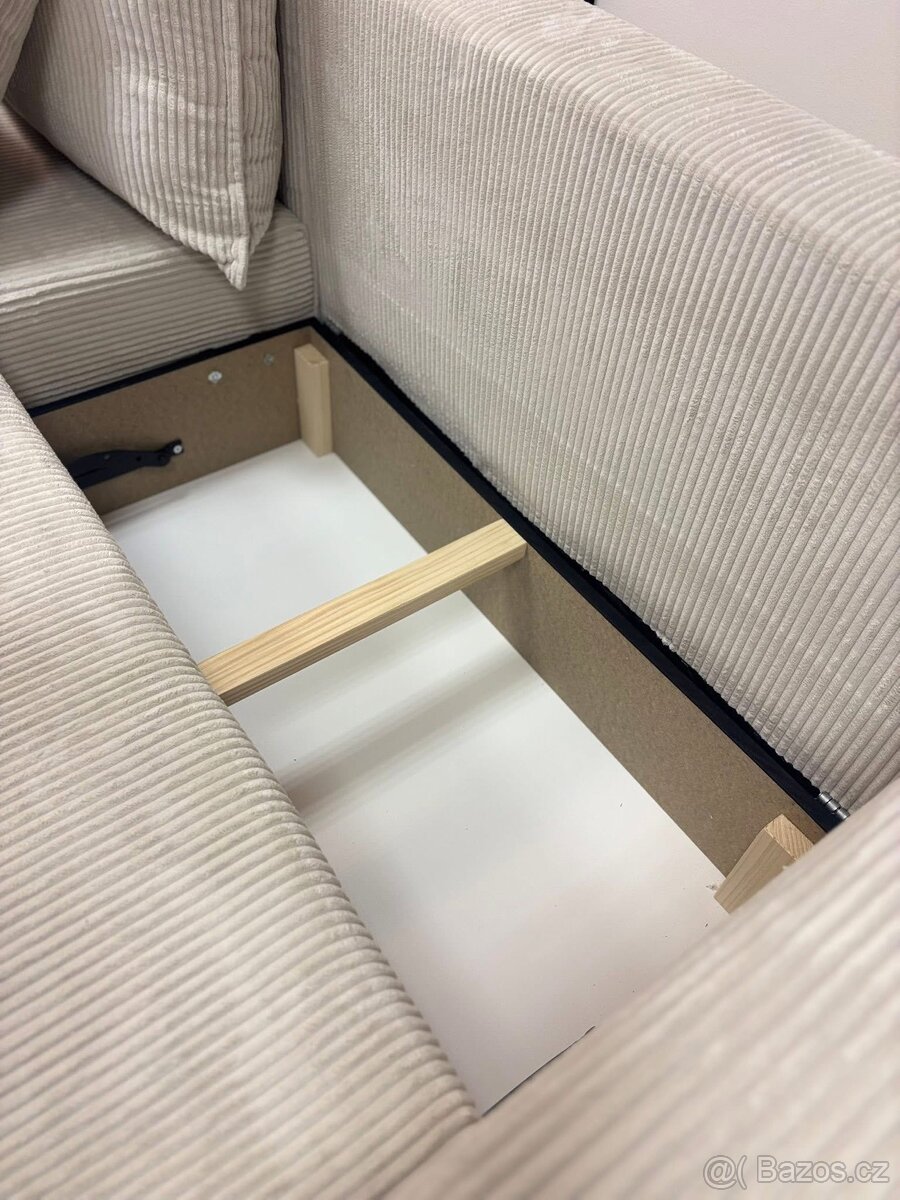 Sedací souprava - rozkládací s úložným prostorem - 6