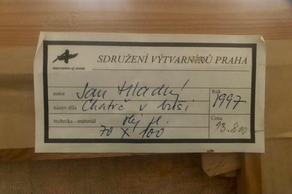 Obraz 'Chatrč v buši' - Jan Hladký 1997 - 6