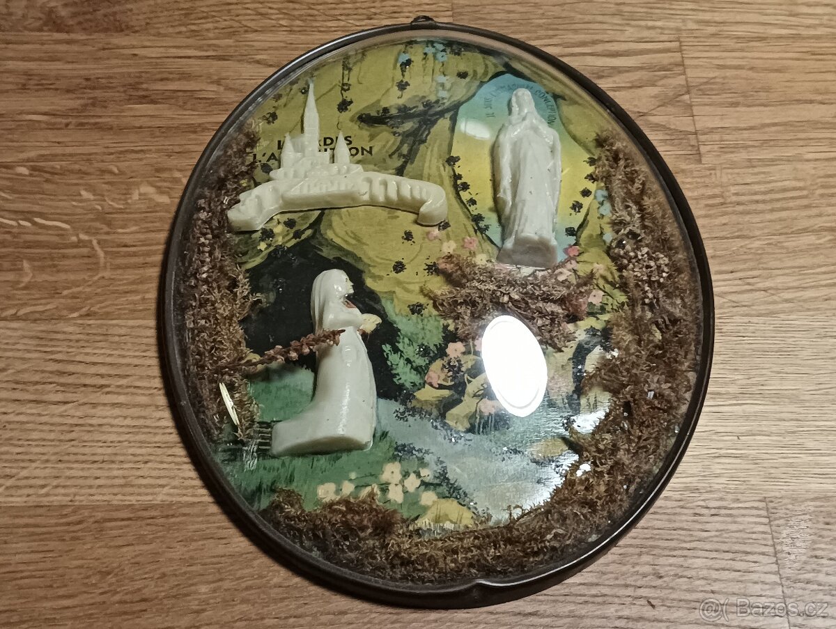 NÁBOŽENSKÝ SUVENÝR SVATÉ BERNADETTY A PANNY MARIE Z LURD - 6