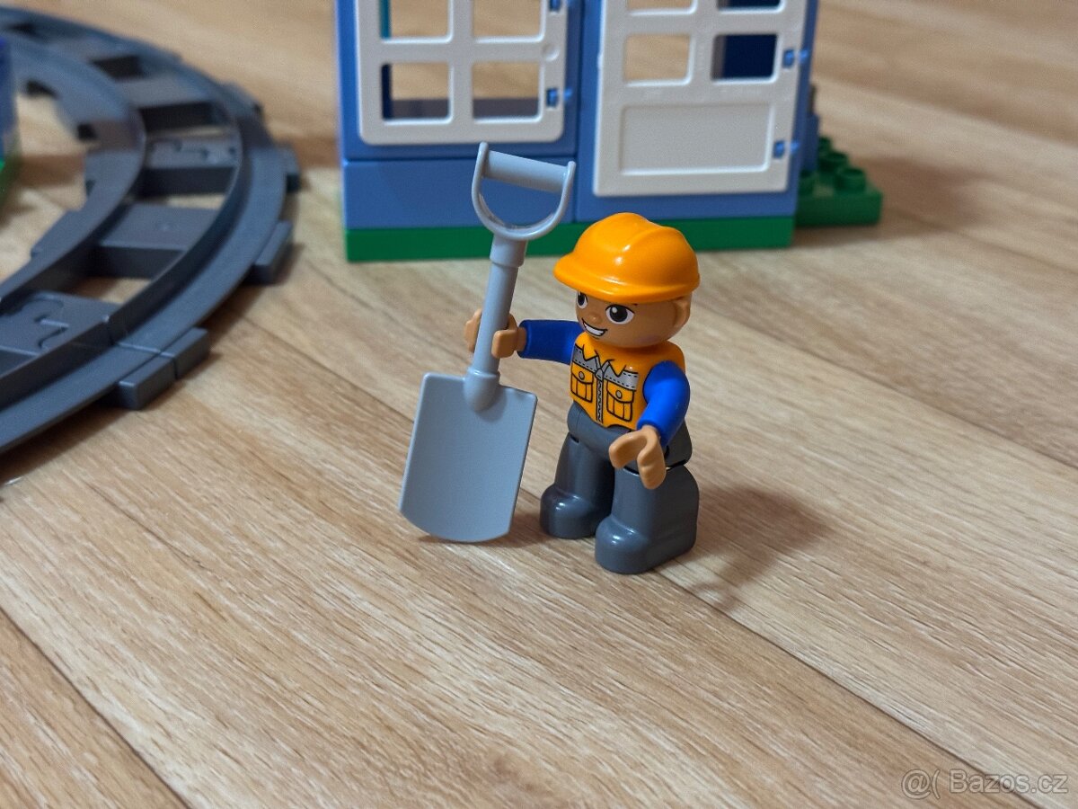 LEGO DUPLO 10508 - nákladní vlek DELUXE kompletní TOP STAV - 6