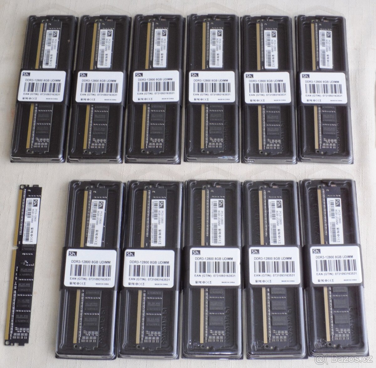 8GB DDR3 (PC3) 1600 UDIMM DIMM pro PC NOVÉ, čipy SAMSUNG - 6