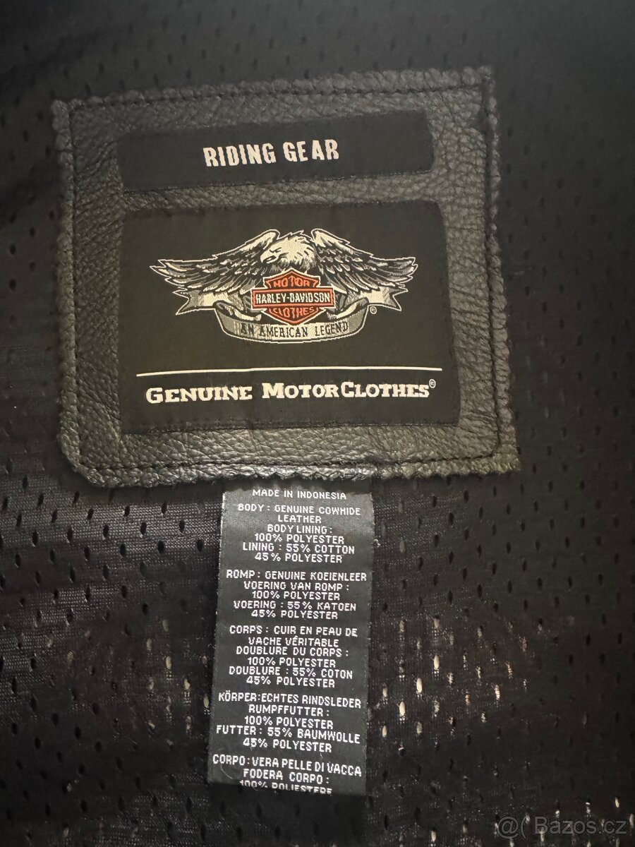 Harley Davidson kožená výroční bunda vel. L - 6