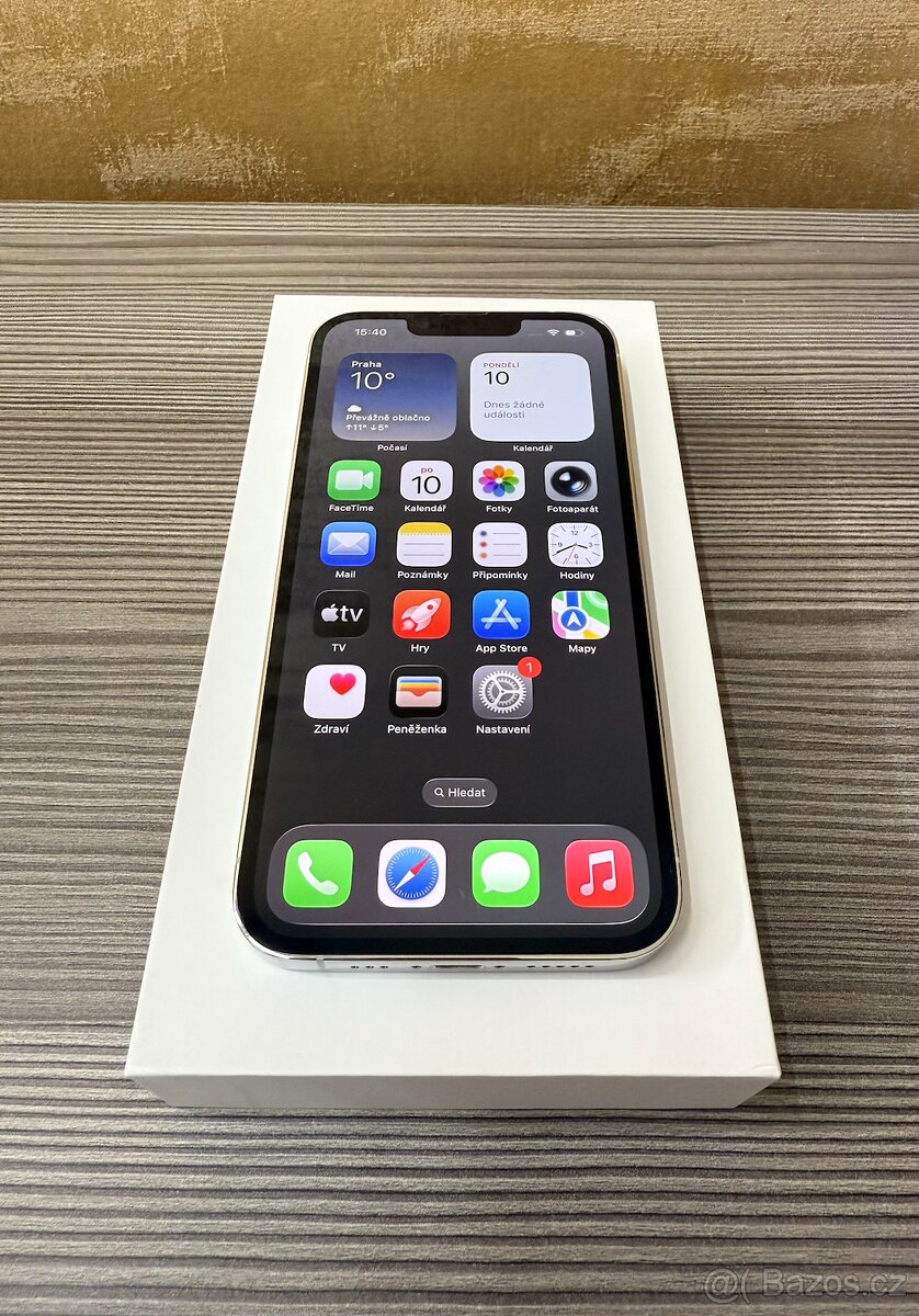 Apple iPhone 13 Pro 128GB stříbrný, baterie 100% - 6