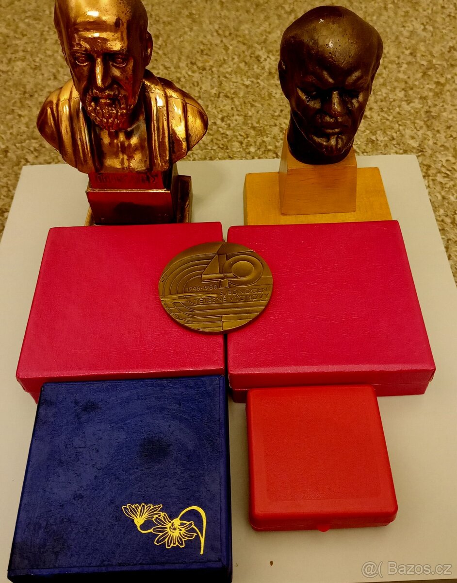 🏆 Sběratelské medaile Baník Ostrava + busty - 6