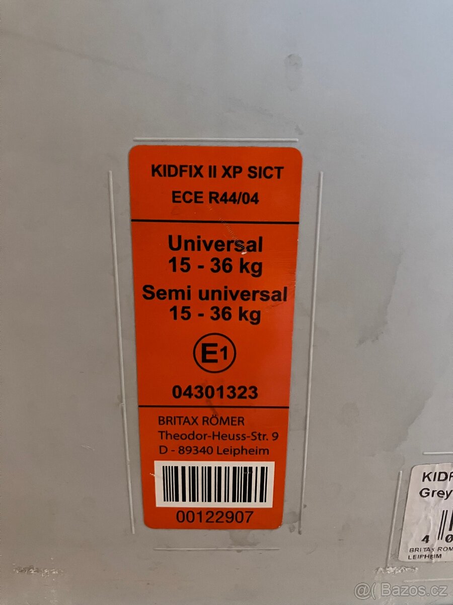 Autosedačka Kidfix II XP SICT 15 - 36 Kg RÖMER - 6