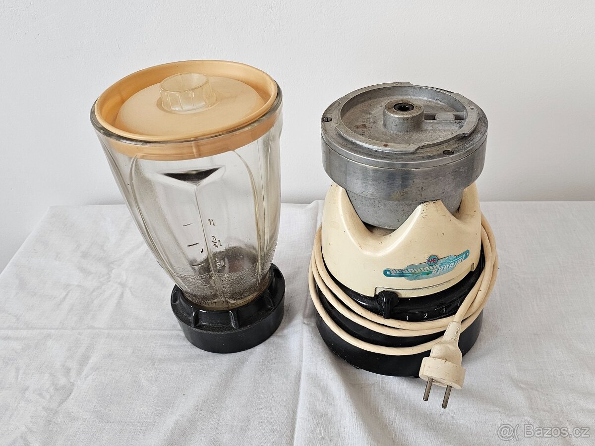 Starý retro mixér "Pragomix Special" - 6