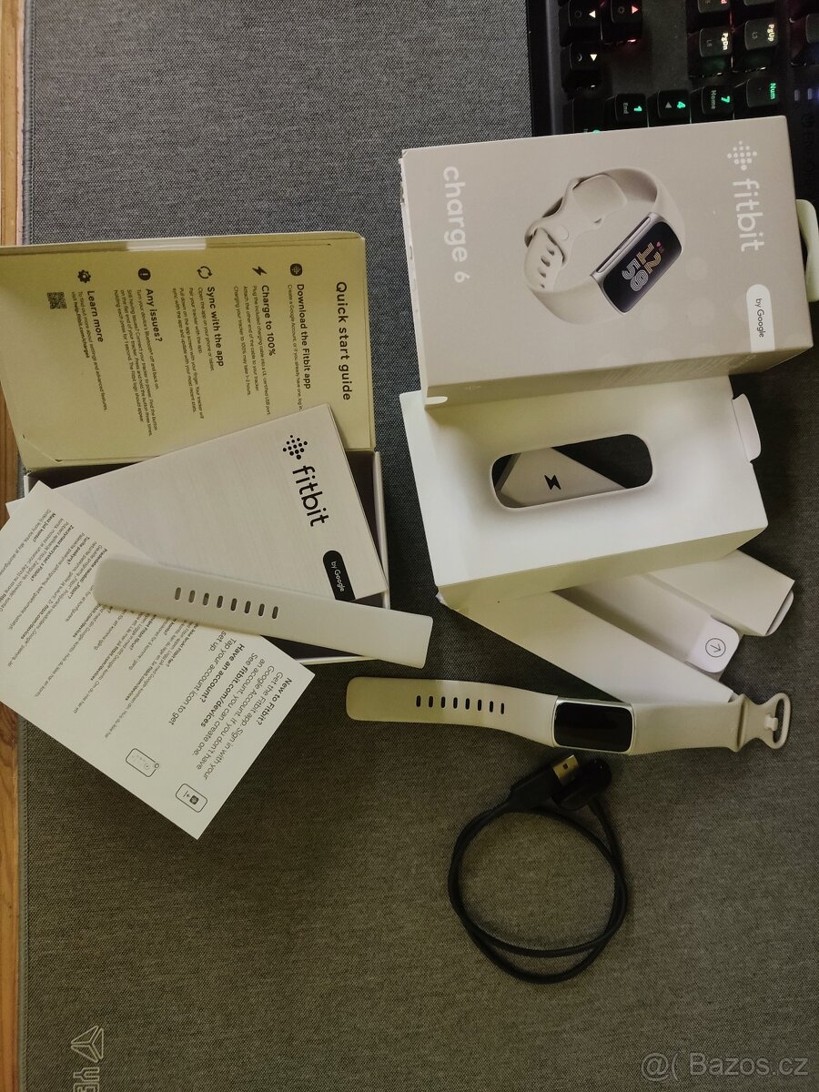 V ZÁRUCE - Chytrý fitness náramek Fitbit Charge 6 - 6