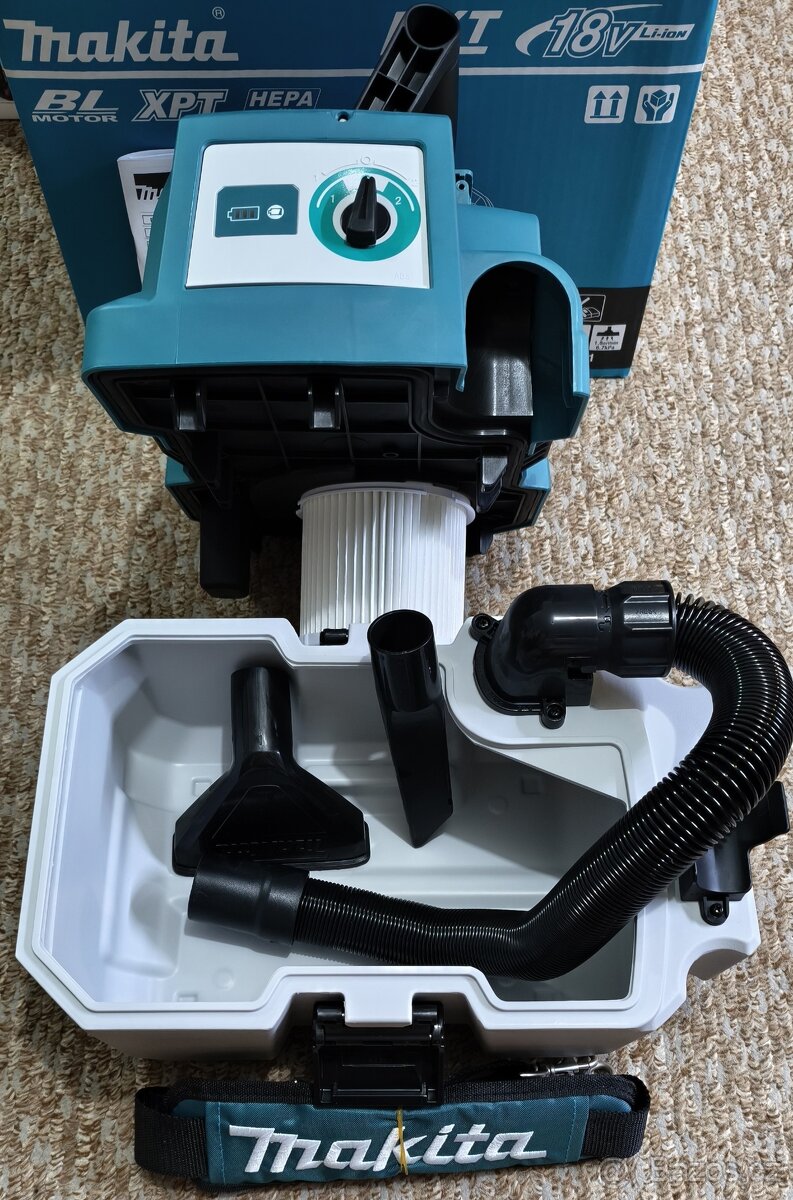 Aku vysavač Makita DVC750LZX1, bez nabíječky a Bat - 6