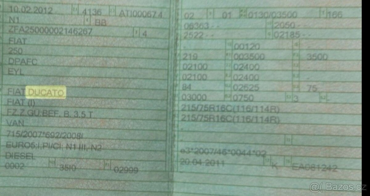 FIAT DUCATO MAXI HEAVY AUTOMAT 3.0L RV 2012 - 6