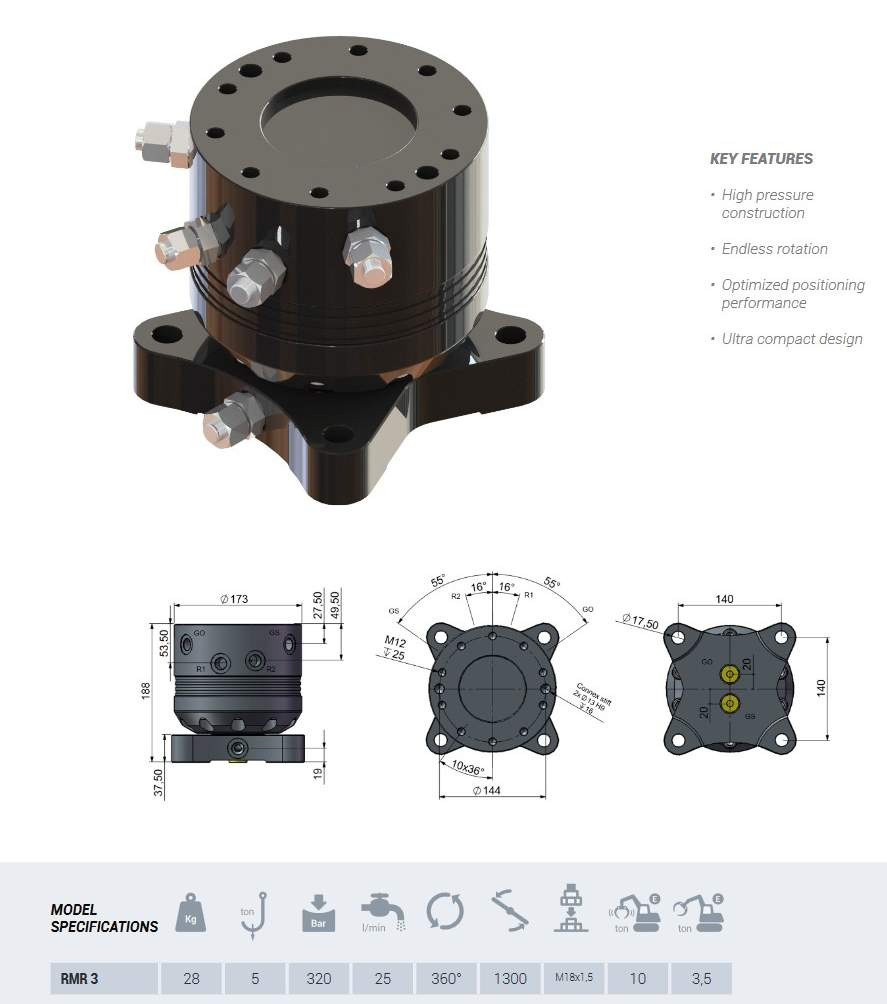 Prodám nový drapák s rotátorem Intermercato - 6