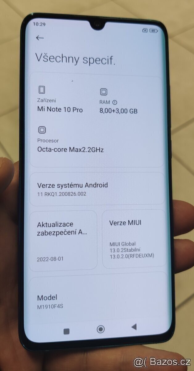 XIAOMI MI Note 10 Pro 5G 8+4/256 + 256GB + EXTRA BALENÍ - 6