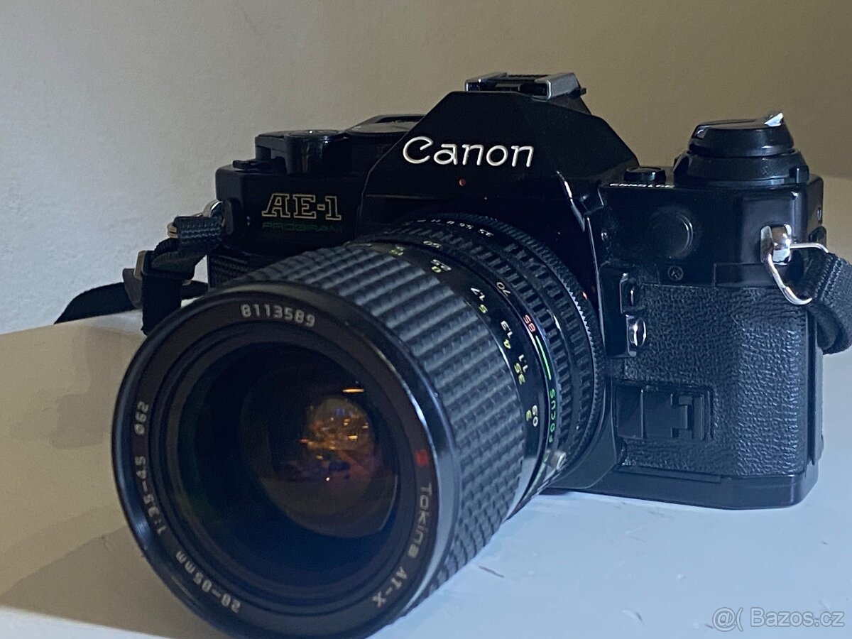 Canon AE-1 Program + Tokina AT-X 28-80mm f3,5-4,5 - 6