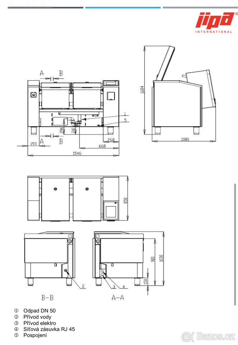 Multifunkční pánev JIPA - 2x 40 litrů - 6