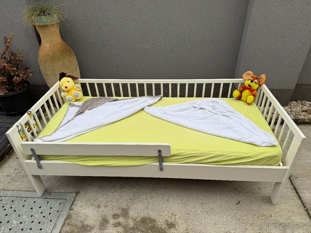 Dětská postýlka Ikea Gulliver + rošt, matrace, příslušenství - 6