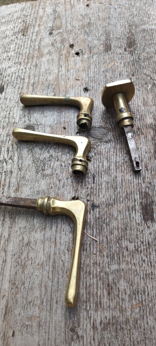 Mosazné kování na dveře-retro - 6