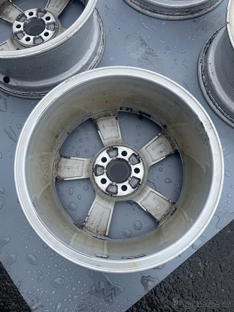 Alu kola originál Škoda Rapid 5x100 7x16 ET46 5JA 601 025 A - 6