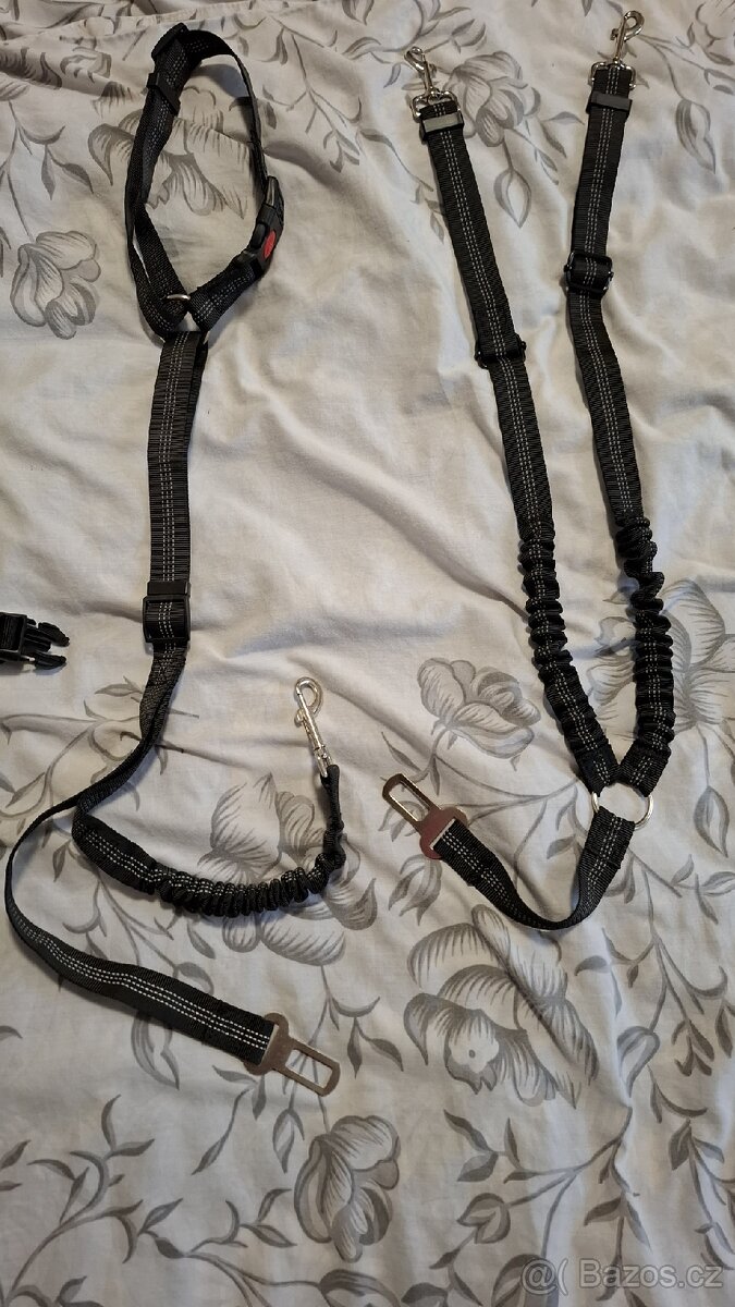 Sedačka pro psa do auta + pásy, postroj - 6