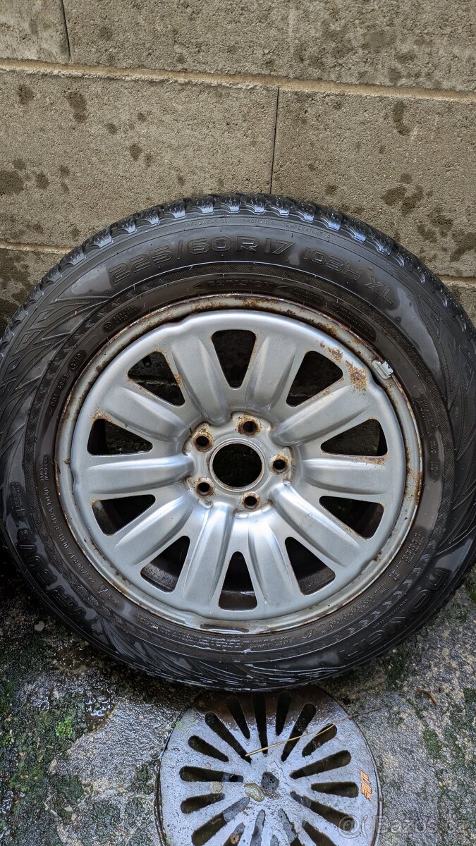 Sada zimních pneu Nokian 225/60 R17 103H XL na discích - 6