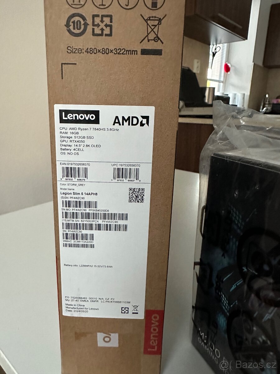 Lenovo Legion Slim 5 , celokovový - 6