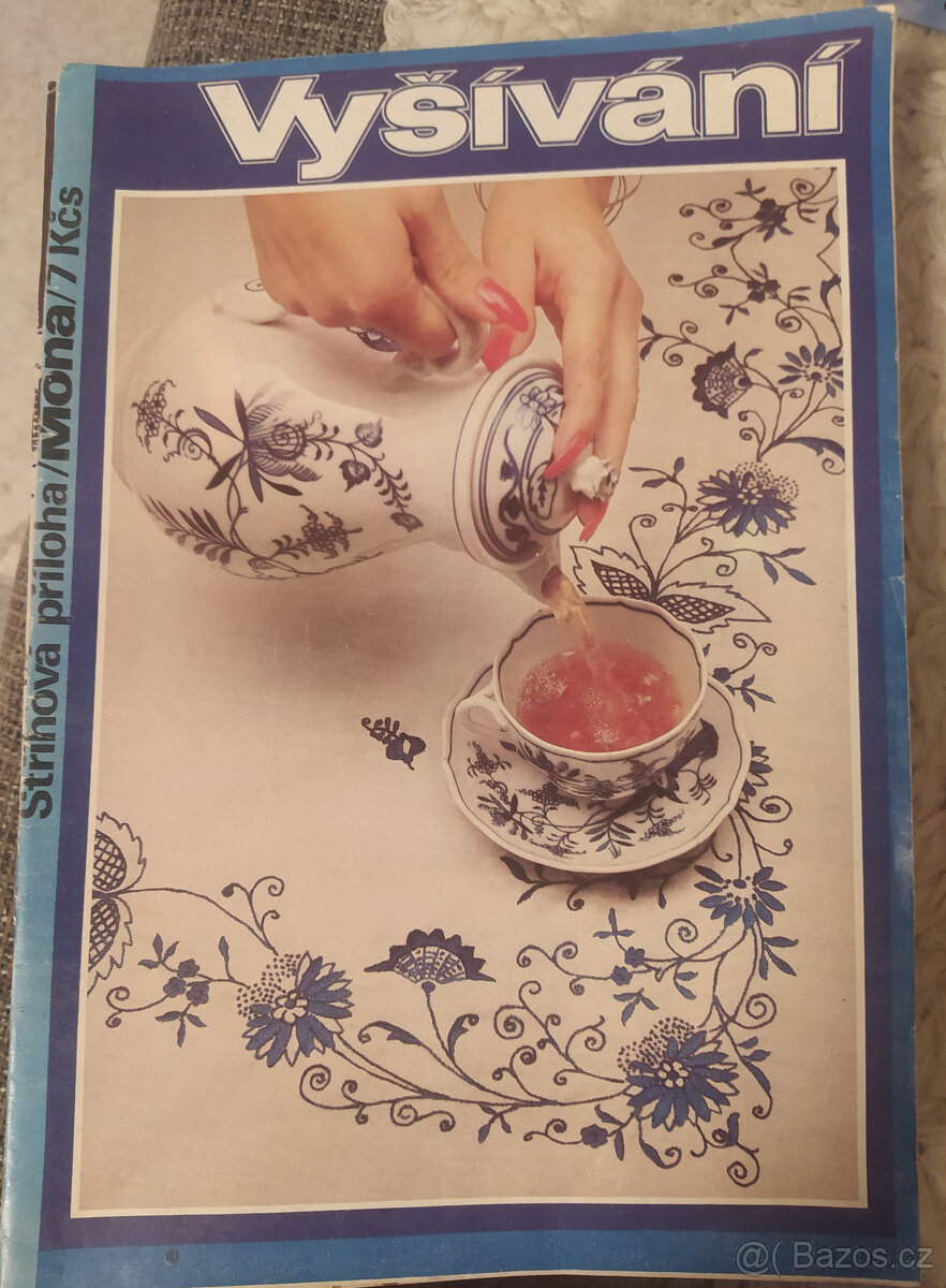 "Vyšívání", kanava, panama, bavlnky,organtýn - 6