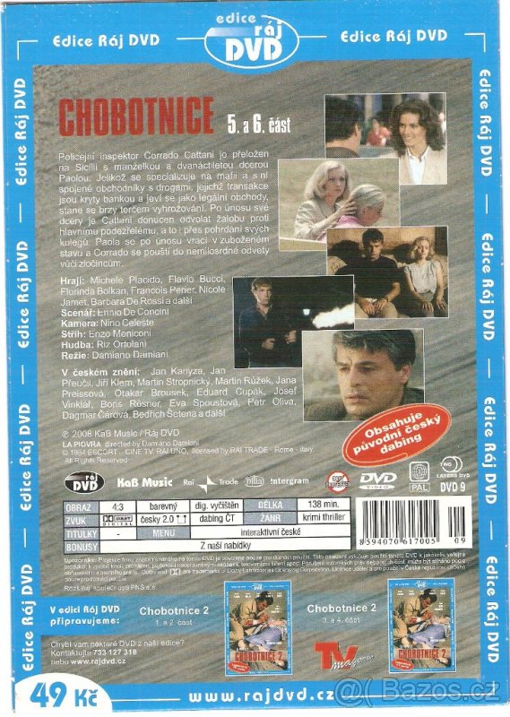 3 DVD seriál Chobotnice (La piovra, 1. série, 1984) - 6