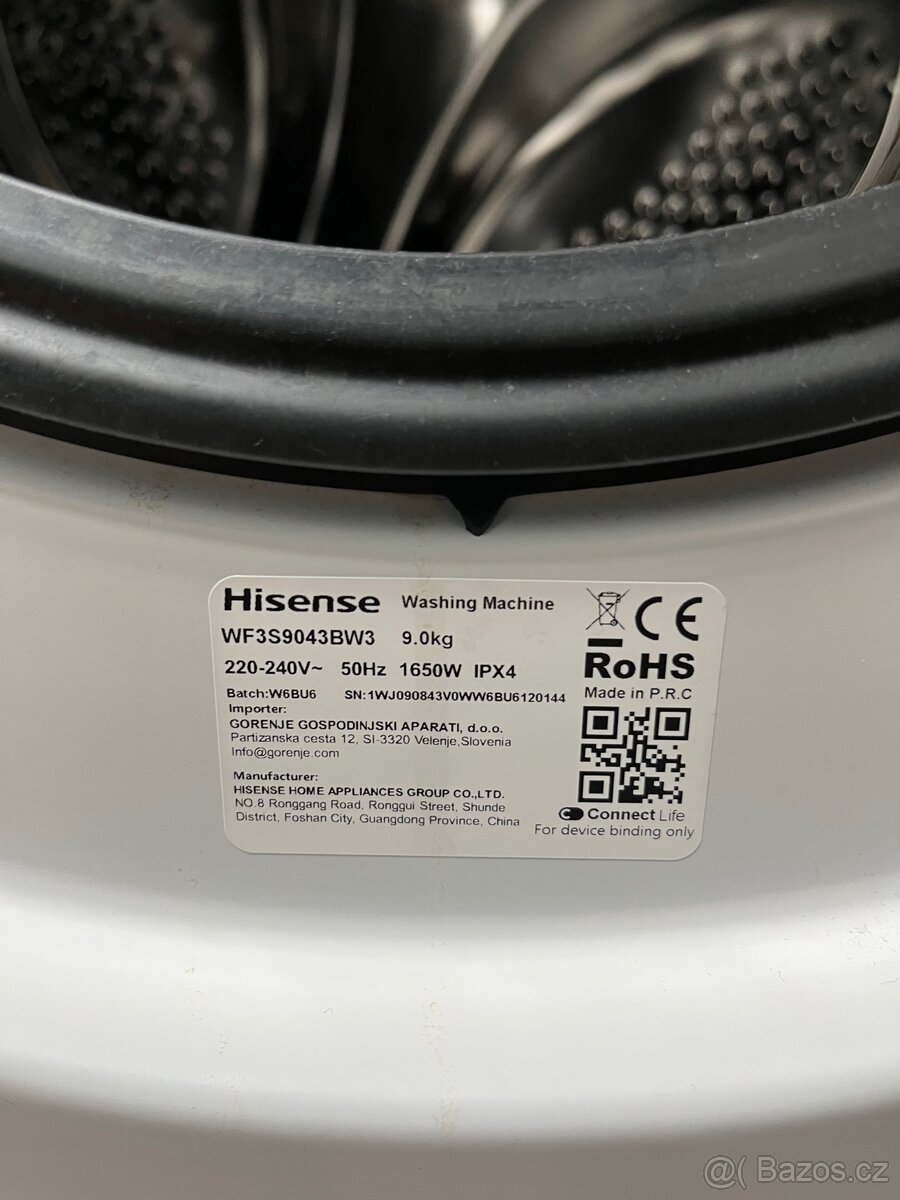 Hisense pračka 9kg - 6