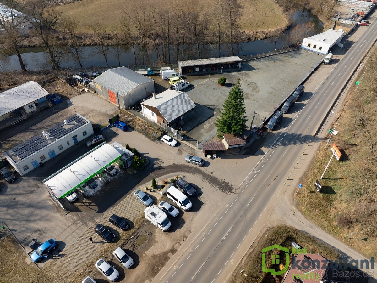 Pronájem komerční pozemek se zázemím , 2254 m² - Třebíč - No - 6