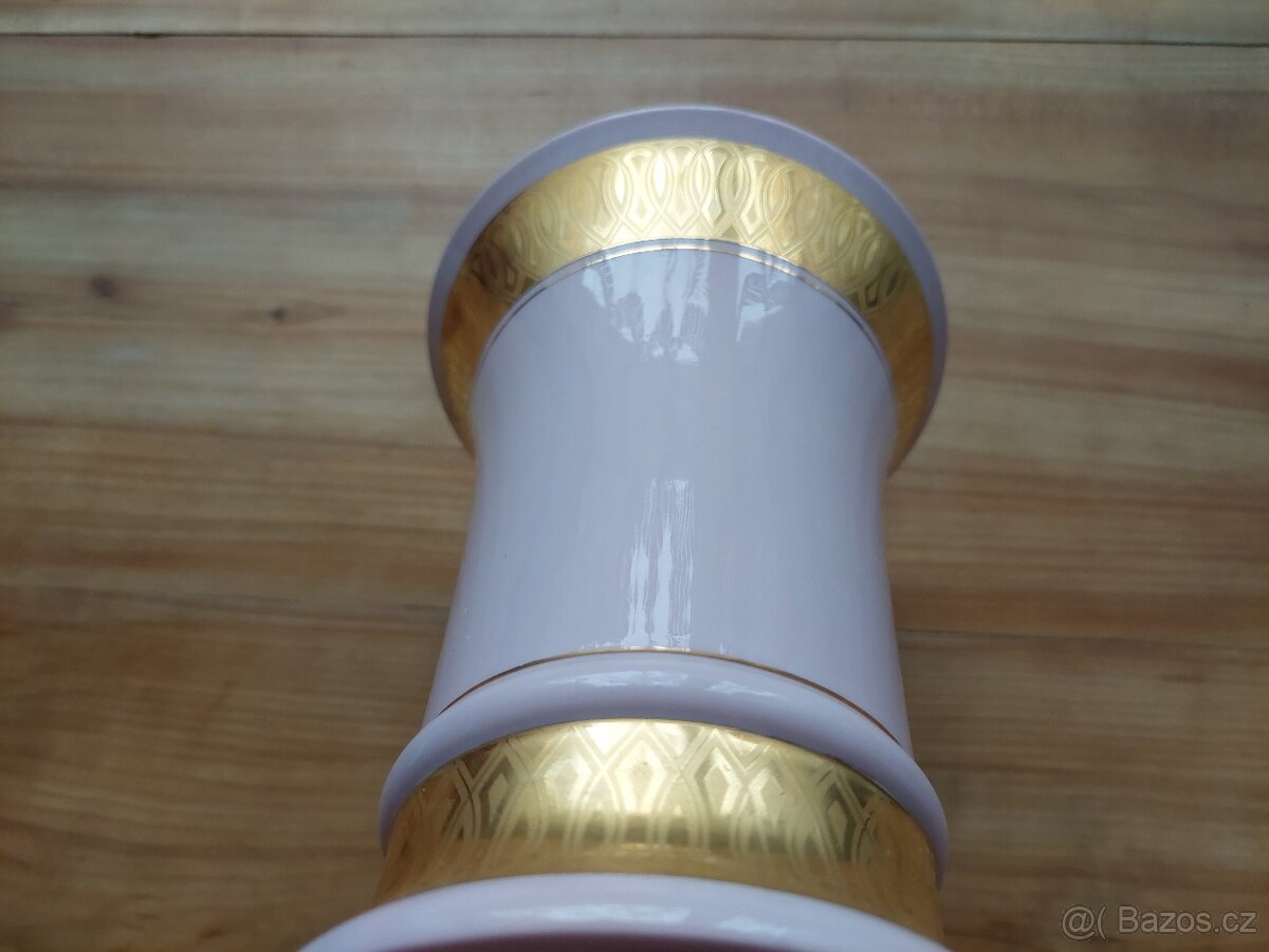 Starý retro porcelán - růžový ČSSR Made in Bohemia - SLEVA - 6