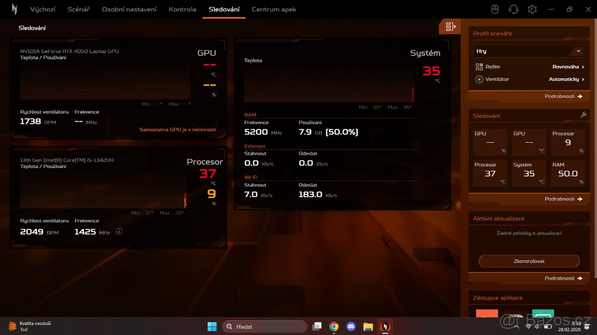 Acer Nitro V15 RTX 4050 - 6