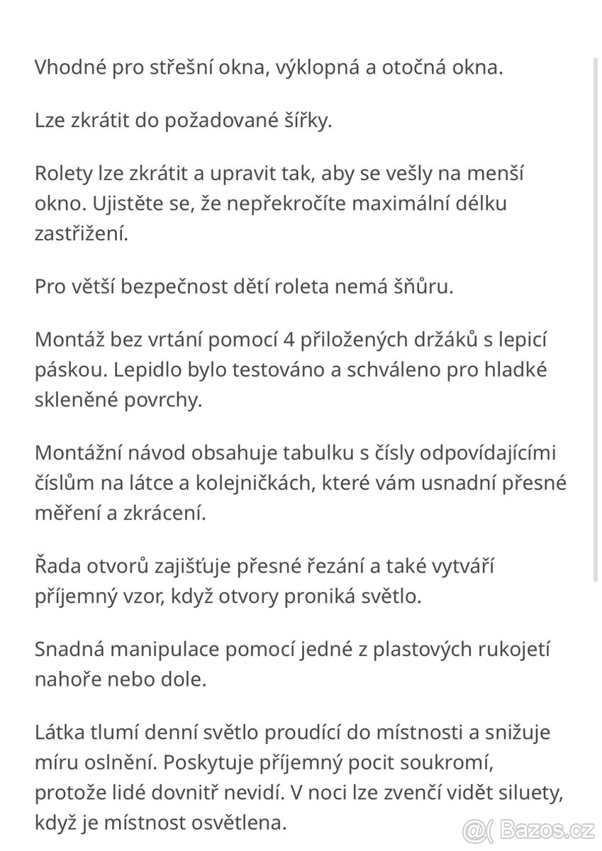 Plisovaná roleta - 6