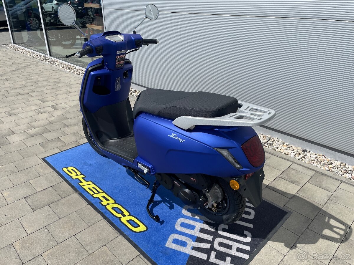 Scorpa/Sherco 50 4T Easy, nové moto, záruka 2roky, modrá - 6