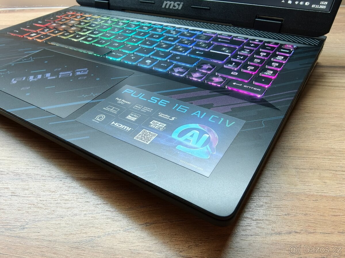 240HZ 16"_MSI PULSE 16 AI C1V_U7-155H_32GB_RTX 4070 8GB - 6