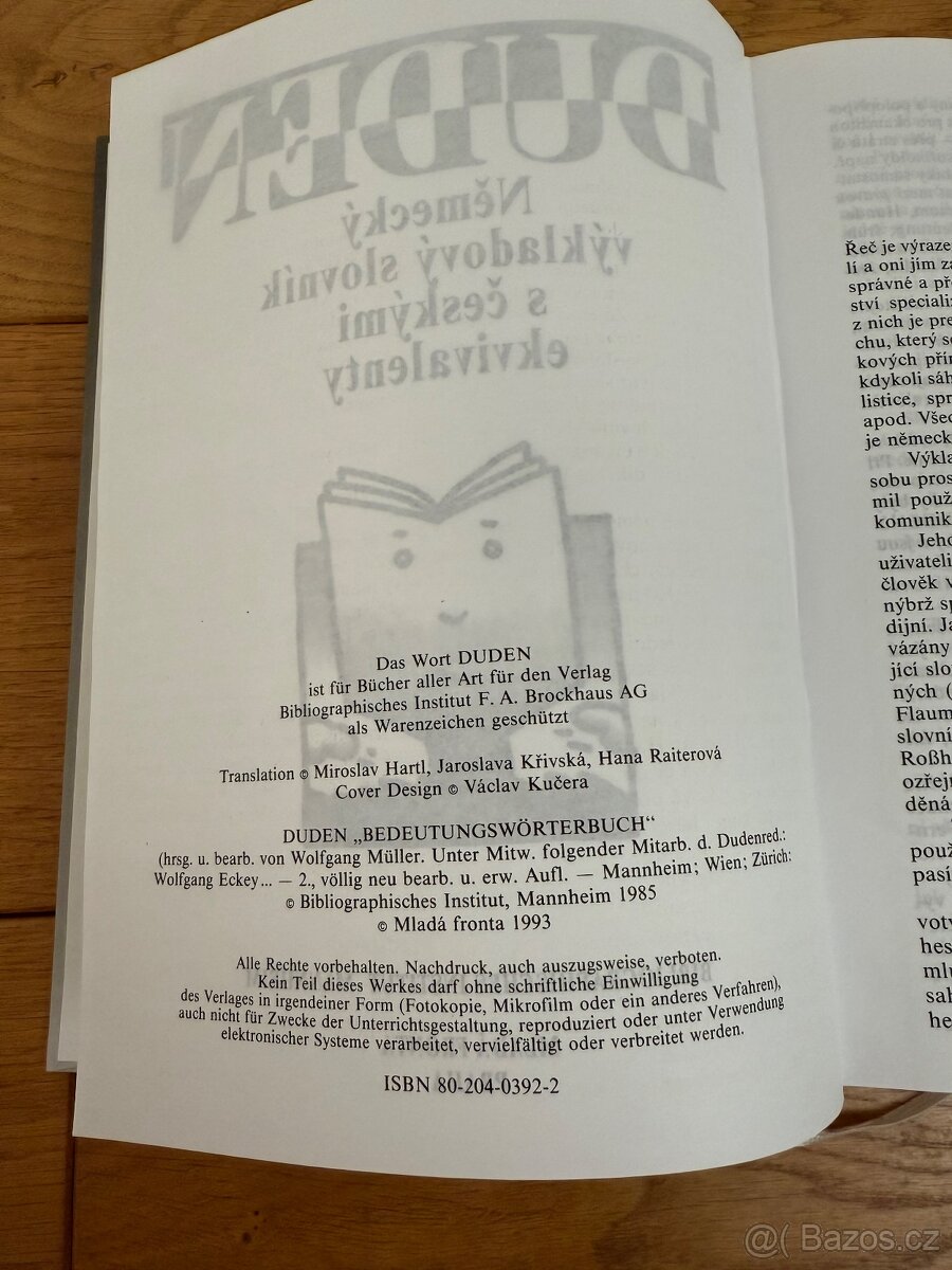 Duden německý slovník, Španělský slovník - 6