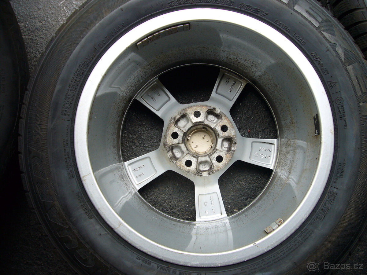 ZIMNÍ ALU KOLA orig.AUDI A4-A6 16" 5x112 7,5" et-37, - 6